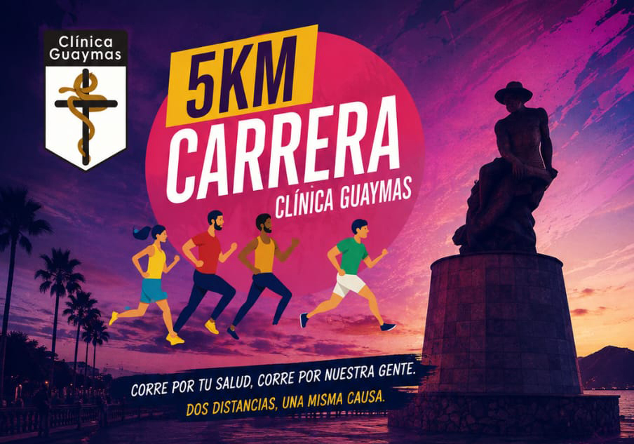 5KM Carrera Clínica Guaymas banner